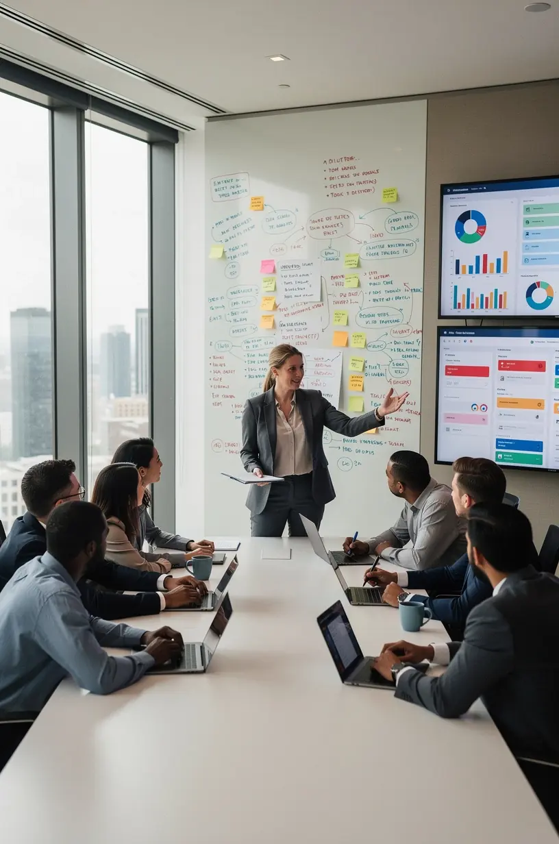 Visual guide to breaking down large projects