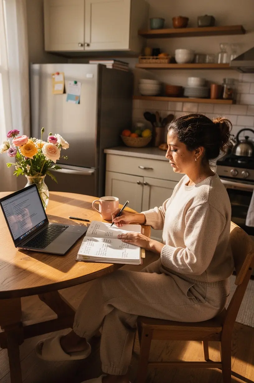 Person using a timer to practice the Pomodoro Technique.